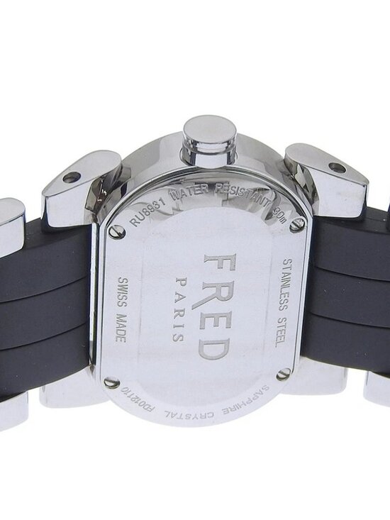 FRED Move one Watches FD012110 Silver blackDial Stainless Steel/rubber Qua... main image 5